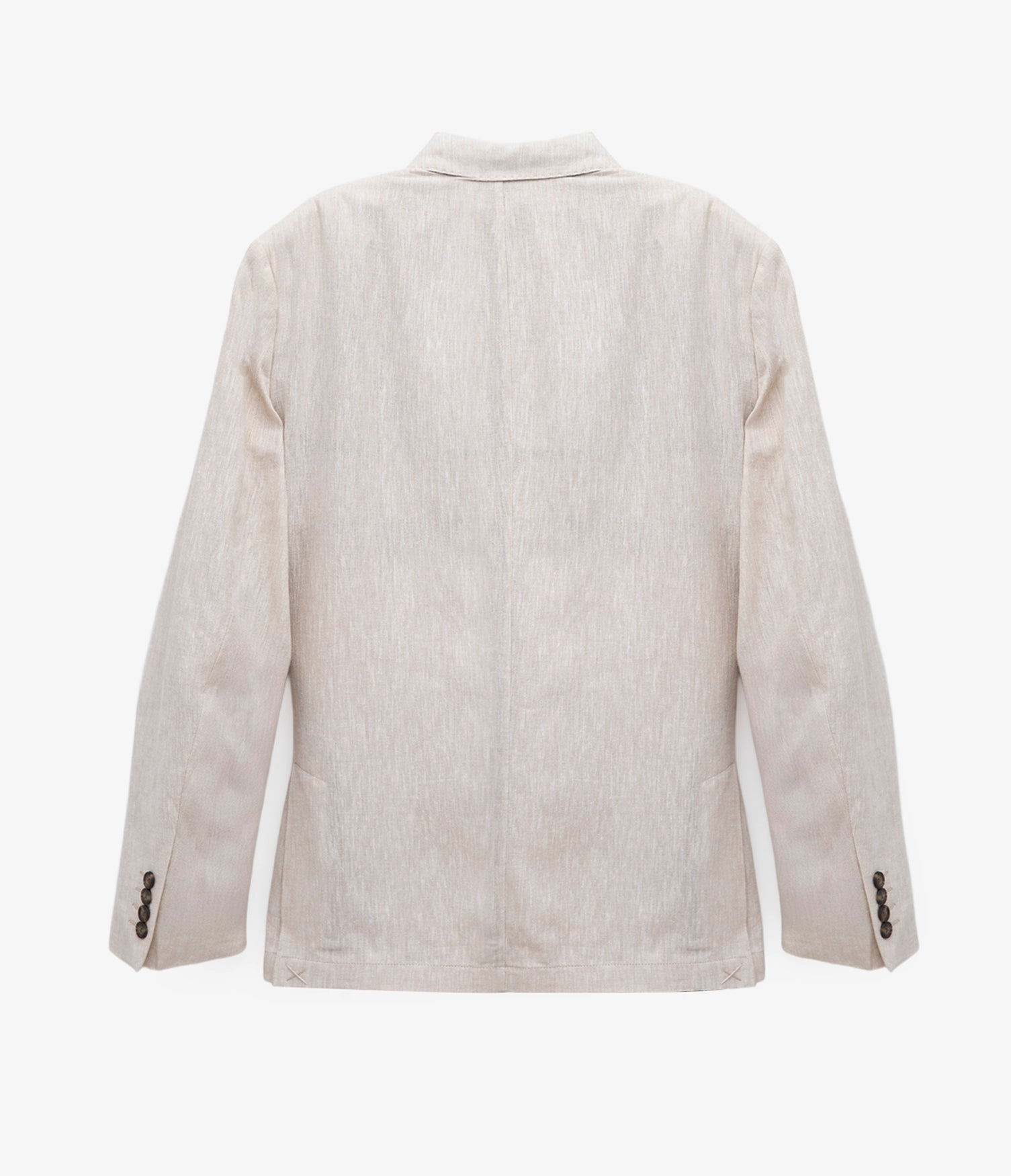 Blazer Hombre 100% Lino Beige