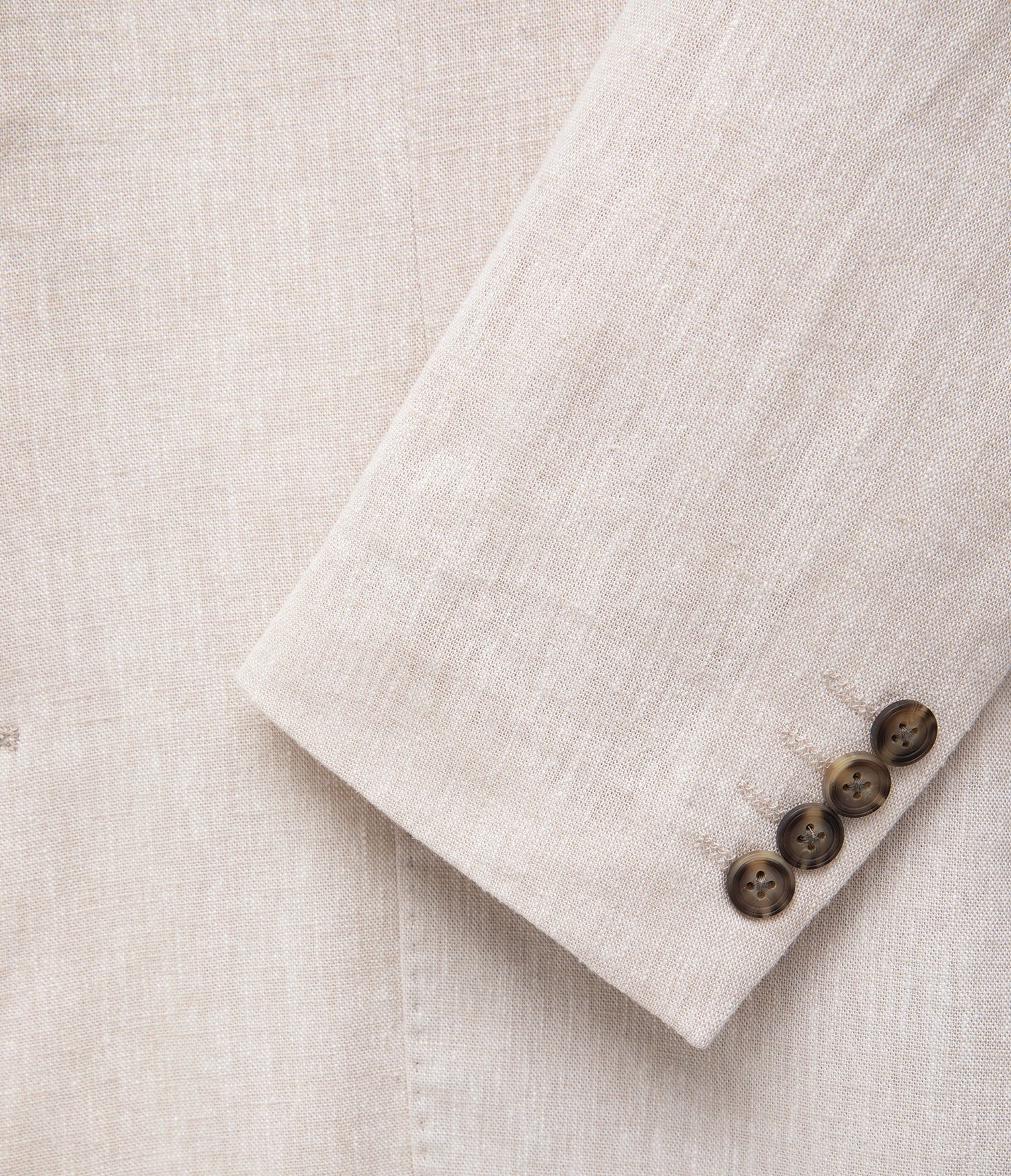 Blazer Hombre 100% Lino Beige