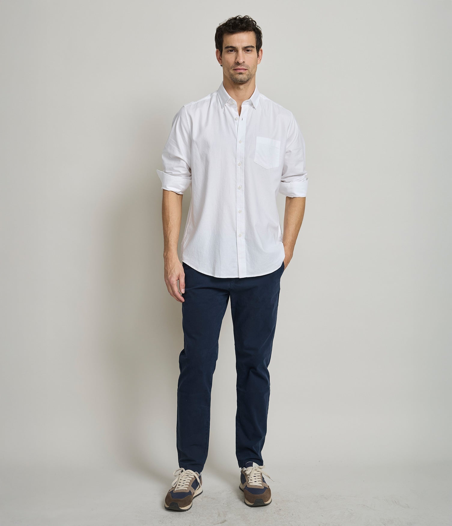 Camisa Hombre Oxford Regent M/Larga Blanco