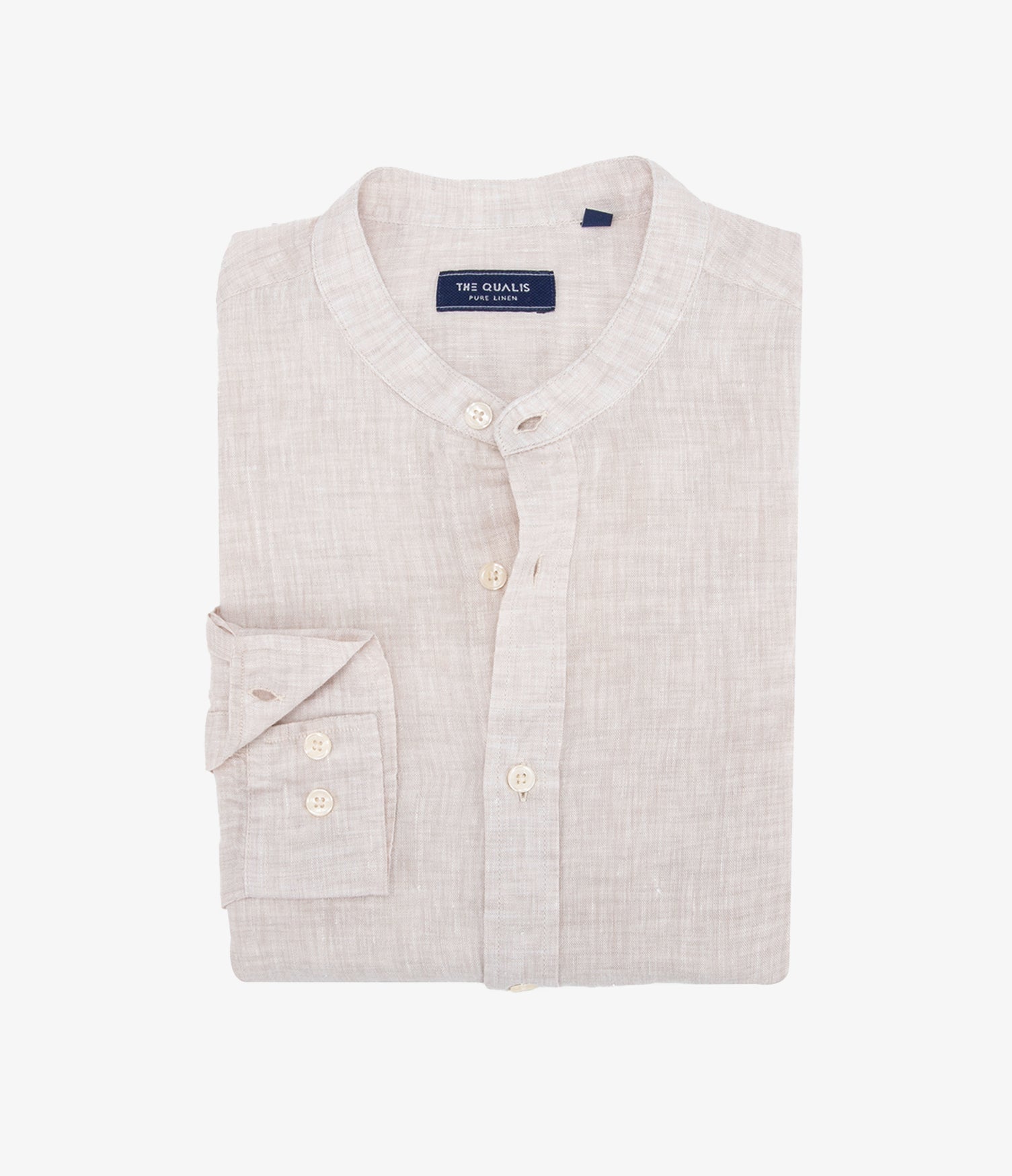 Camisa Hombre Lino Soria Beige