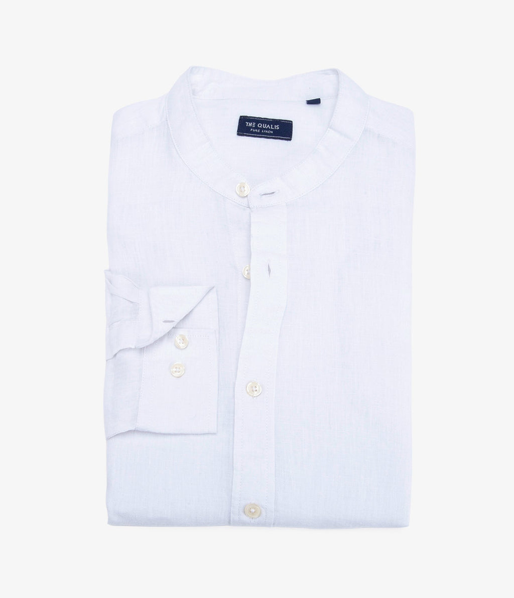 Camisa Hombre Lino Soria Blanco