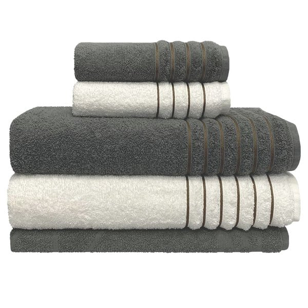 Jogo con 10 Toallas de Baño + 10 Toallas de Rostro de Regalo